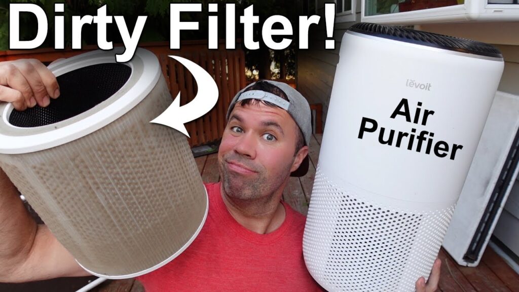 Cleaning HEPA Air Filters on Levoit Air Purifier